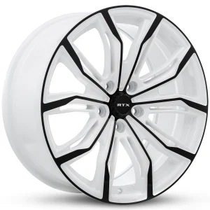 RTX Wheels – Black Widow – White – 18″x8″ 42mm – All weather Wheels – 083258